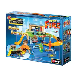 Ігровий набір Bburago Гараж (2 рівні, 1 машинка 1:43) (18-30039) - мініатюра 2