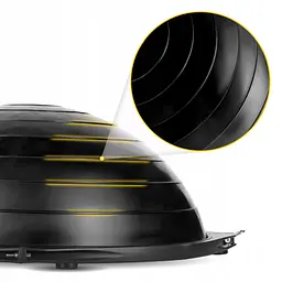 Балансувальна платформа 4FIZJO Bosu Ball 60 см Black (P-5905973402446) - мініатюра 5