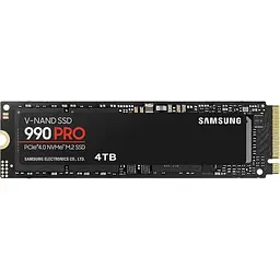 SSD накопичувач швидкісний Samsung 990 PRO 4 TB (MZ-V9P4T0BW)
