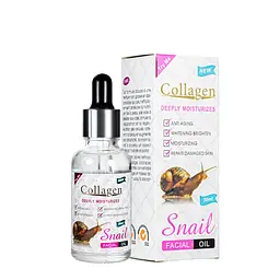 Олія-сироватка для обличчя зволожувальна Collagen Snail deeply moisturizes 30 мл PM6925