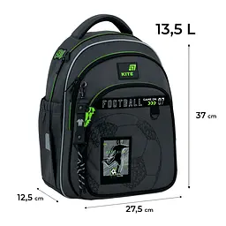 Рюкзак для початкової школи Kite Education 763S Goal Сірий (K26-763S-3) - мініатюра 3