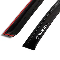 Дефлектори вікон вітровіки для Honda Civic 4D 2006-2011 3M Скотч Voron Glass - мініатюра 5