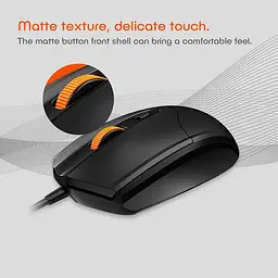 Миша провідна MeeTion MT-M362 USB підключення - 3 режими 800/1200/1600 DPI чорна - мініатюра 7