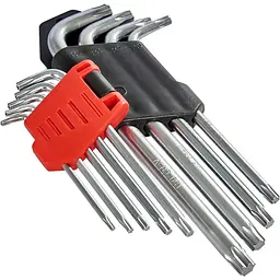 Набір шестигранних ключів Vitals Master Torx Т10-Т50, 9 шт. (189338) - мініатюра 3