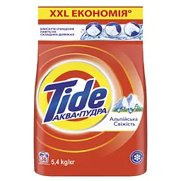 Пральний порошок Tide Аква-Пудра Альпійська свіжість 5.4 кг - мініатюра 2