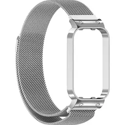 Ремінець DK CDK Metal Milanese Loop Magnetic для Xiaomi Mi Band 8 Active (016244) (silver) - мініатюра 3
