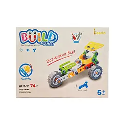 Конструктор Build&Play "Болід Ф1" HANYE J-7705, 74 елементи - мініатюра 2