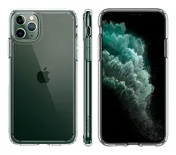 Чохол оригінальний протиударний Spigen Ultra Hybrid Crystal для iPhone 11 Pro (5.8") Clear - мініатюра 10