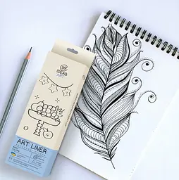 Набір кольорових лінерів, 12 кол.,12 set Basic colors, 99IDEAS - мініатюра 3
