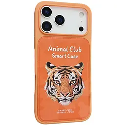Чохол Epik TPU+PC Animal Club для Apple iPhone 17 Pro Max 6.9" Hermes Orange