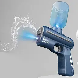 Водяний акумуляторний пістолет Water Gun 9007B (200ml) with lithium battery Blue - мініатюра 2