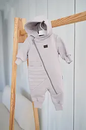 Комбінезон - ромпер для новонароджених "Бруклін" зріст 68 см Kid's Fantasy Сірий - мініатюра 2