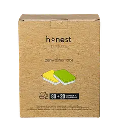 Таблетки для посудомийних машин від honest products for home, 100шт.