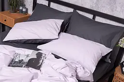 Набір наволочок Moon&Star Бязь Gold Люкс Orchid Gray 70х70 см 2 шт - мініатюра 3
