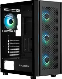 Корпус Prologix Glower GM-07RBA Black - мініатюра 2