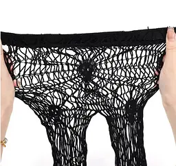 Колготки з черепами жіночі one size чорні - мініатюра 4