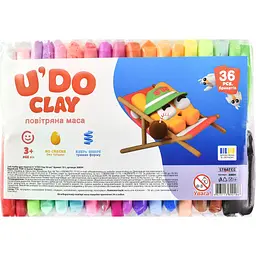 Набір для творчості Strateg U'DO Clay 360 г (10 г x 36 шт.) (30894)
