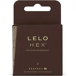Презервативи Lelo HEX Condoms Respect XL 3 Pack