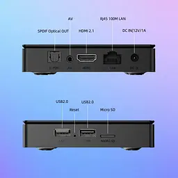 Смарт ТВ приставка Mecool MEon1 NETFLIX 2/32 Гб Google TV 14 Smart Box - мініатюра 4