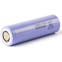Акумулятор Високострумовий 21700 Samsung 40T 4000 mAh 35A 3.7V / Батарейка акумуляторна (18866) - мініатюра 1