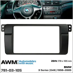 Перехідна рамка BMW 3 Series (E46) AWM 781-03-105 - мініатюра 4