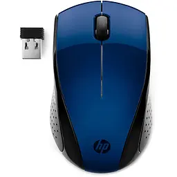 Мишка бездротова HP 220, 3 кн., 1600 dpi, синя