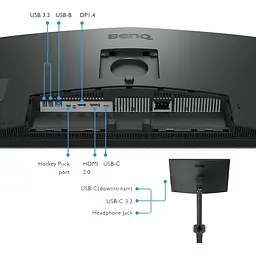 Монітор BenQ 27` PD2706UA (9H.LLKLB.QEE) [147882] - мініатюра 6