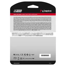 Накопичувач SSD Kingston Sata 2.5" 120Gb A400 128 (SA400S37/120G) Б/в - мініатюра 5