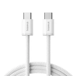 PD кабель Baseus Dynamic 4 Fast Charging Type-C to Type-C 100W 2m білий P10381400211-01