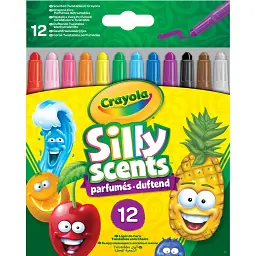 Набір воскової крейди Crayola Silly Scents Твіст ароматизований 12 шт. (52-9712)