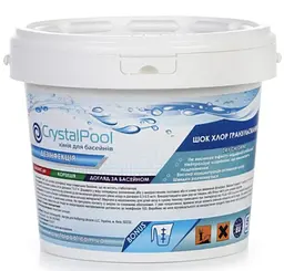 Хімія для басейну шок-хлор швидкої дії у вигляді гранул Crystal Pool Dry Chlorine Granules, 5 кг - мініатюра 2