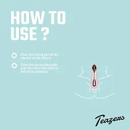Вібратор для клітора Teazers Clitoral Stimulator (рожевий) - мініатюра 9