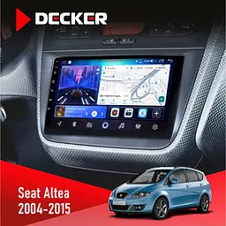 Штатна магнітола Seat Altea 2004-2015 Decker D9-006 4x64, 4G Decker (НФ-00003817)