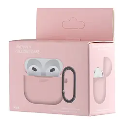 Чехол Silicone Case 1,2mm для AirPods 3 розовый - миниатюра 2