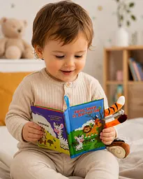 Книжка шуршалка Світ джунглів хвостики для малюка розвиваюча сенсорна з тваринами, українська мова, пискавка (CK0031) - мініатюра 8