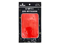 Шторка для фотозони PELICAN 1mx2m "Флуоресцентна" #181 червоний арт.872181