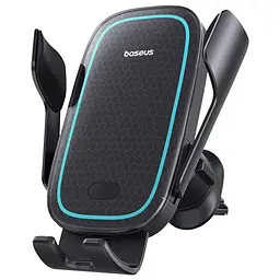Автотримач з БЗП Baseus Milky Way Pro Wireless Charging Electric Car Mount 15W (C40357000111-0) Cluster Black - мініатюра 4