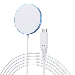 Бездротовий зарядний пристрій Choetech T518-BE Wireless Magenetic Charger Blue [101515] - мініатюра 2
