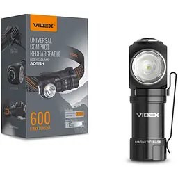 Портативний світлодіодний ліхтарик Videx VLF-A055H 600 Lm 5700 K (VLF-A055H) - мініатюра 2