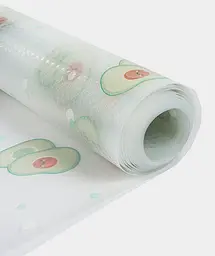 Антибактеріальний протиковзний килимок для холодильника, кухні, полиць, ящиків шаф 45х100 см, Kitchen Master Авокадо 87081 - мініатюра 3