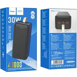 Універсальний зарядний пристрій Hoco J111C 40000mAh PD30W+QC3.0 (22.5W) Чорний - мініатюра 5