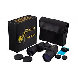 Бінокль оптичний туристичний GALILEO W6 20x50 чорний - мініатюра 4
