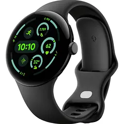 Смарт-годинник Google Pixel Watch 3 45 mm Black Aluminum Case/Obsidian Active Band [120850] - мініатюра 1