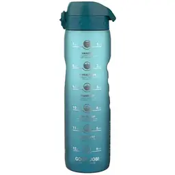 Пляшка для води ION8 1000 мл BPA Free Times To Drink (ЕКО пляшка) Teal &amp; Blue (I8RF1000PTBMOT)