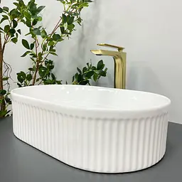 Умивальник VBI Biella white накладний VBI-014000, Білий - мініатюра 5