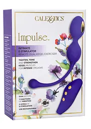 Вагінальні кульки CalExotics E-stim Dual Kegel Exerciser, 19.7 см, фіолетовий - мініатюра 3