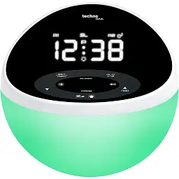 Годинник настільний з радіо Technoline WT500 Black/White (WT500) - мініатюра 6