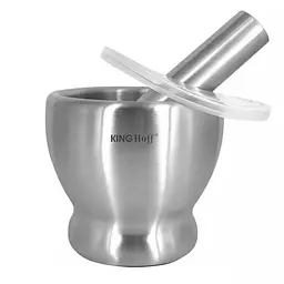 Ступка з маточкою (нерж.) KingHoff KH-1661