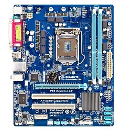 Материнська плата Gigabyte GA-H61M-S2P (GA-H61M-S2P) (Socket 1155, Intel H61, Micro-ATX) Б/в - мініатюра 1