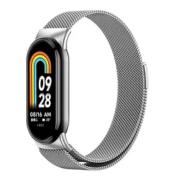 Ремінець ANCHOR Milanese Loop Metal Magnetic Xiaomi Mi Band 8/Mi Band Silver (32363_2917245)